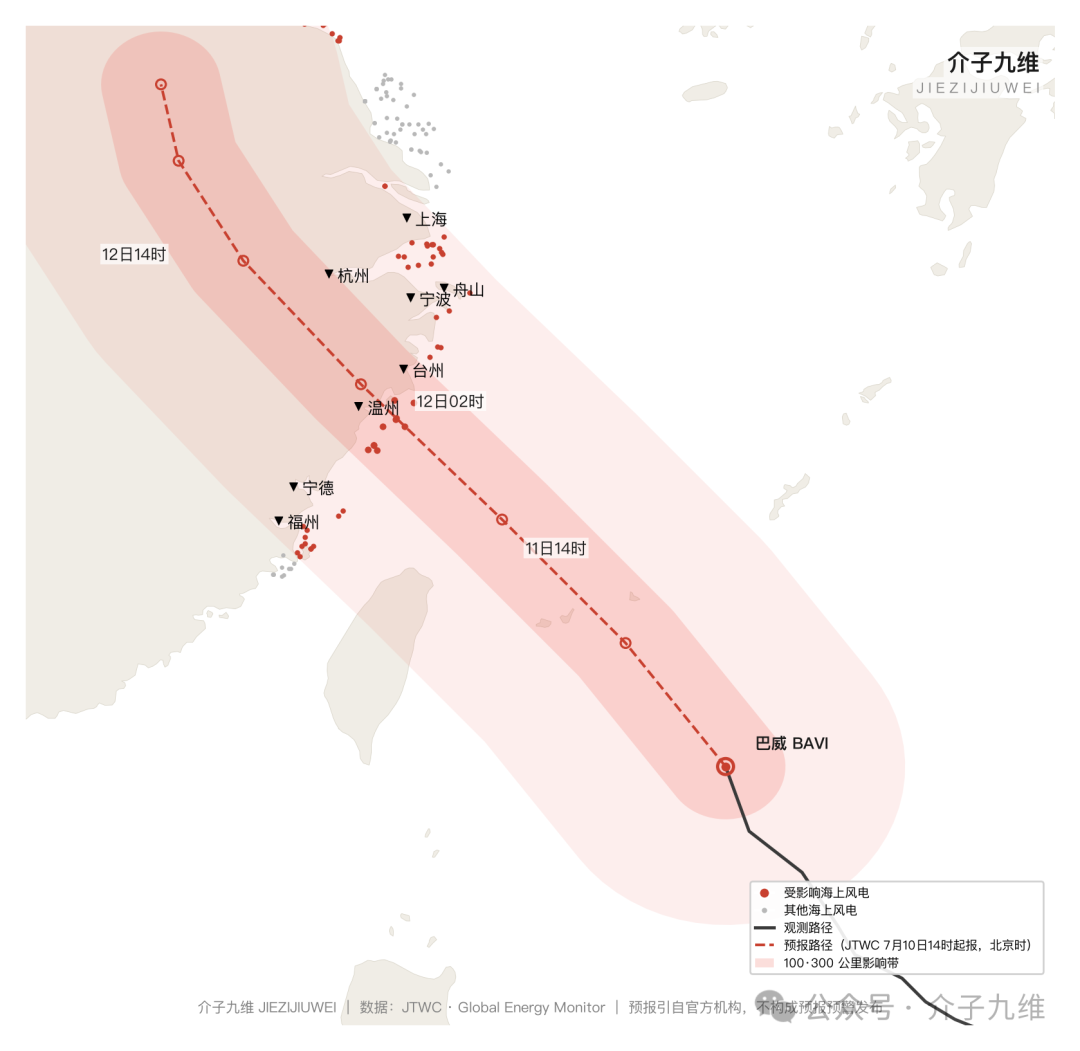 台风巴威沿线新能源电站影响（截止7月11日06时30分） 插图1